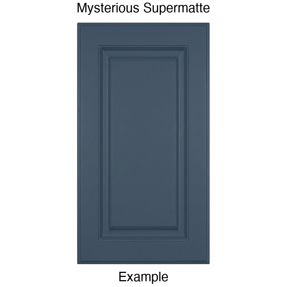 DR31 Raised Panel Thermofoil Cabinet Door in Mysterious Supermatte