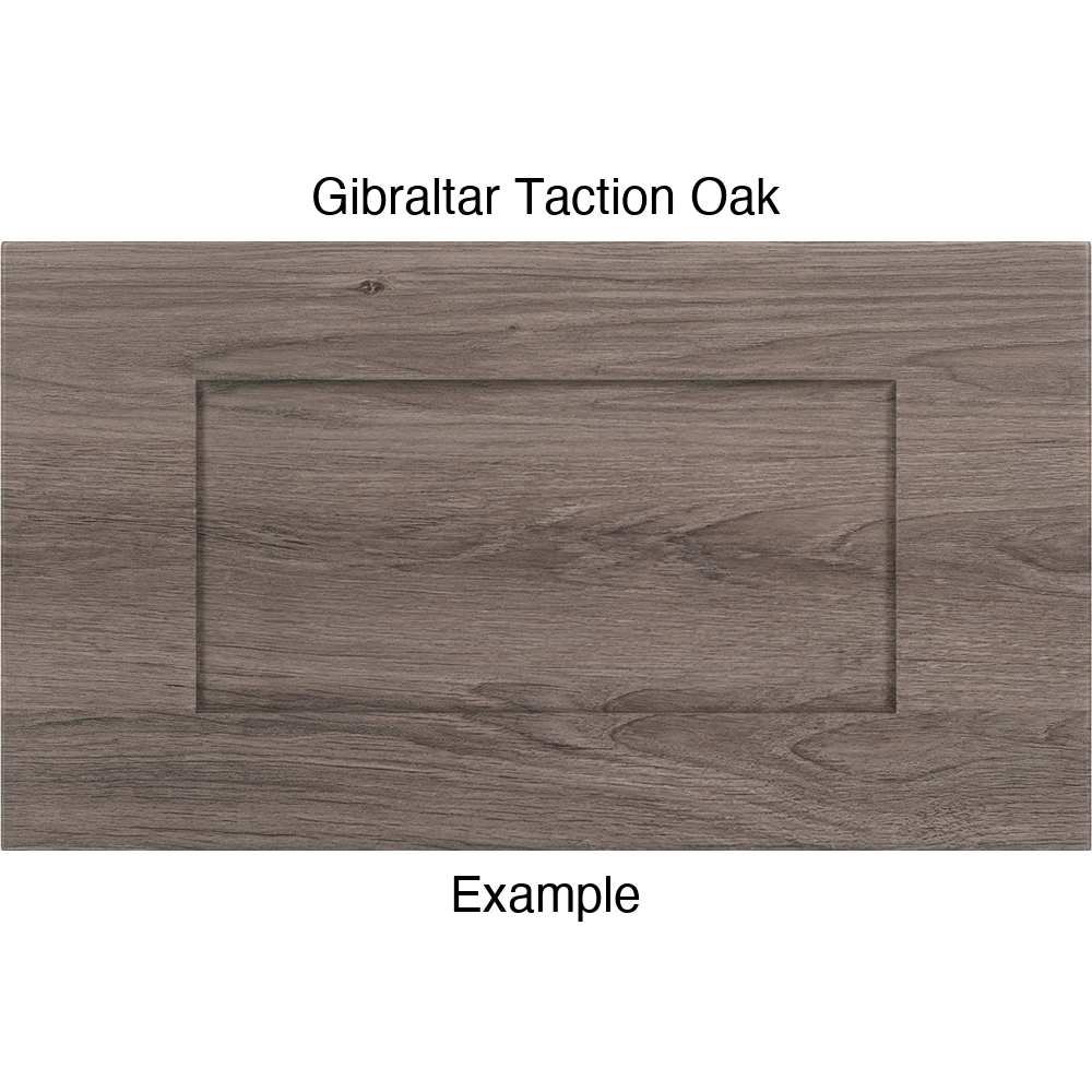 DRS131 Thermofoil Drawer Front (Shaker Style), Routed, in Gibraltar Taction Oak