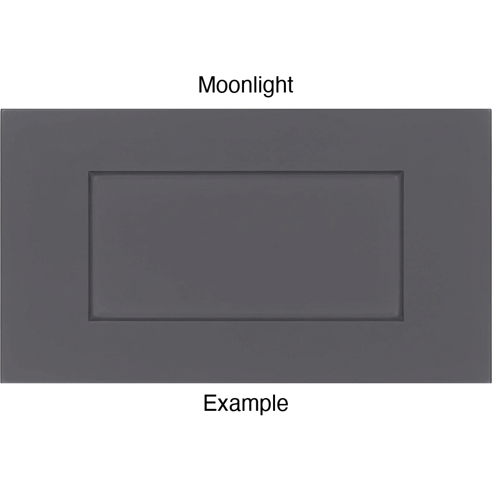 DRS131 Thermofoil Drawer Front (Shaker Style), Routed, in Moonlight