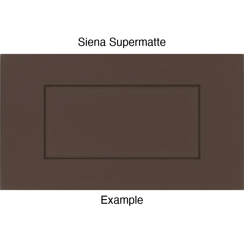 DRS131 Thermofoil Drawer Front (Shaker Style), Routed, in Siena Supermatte