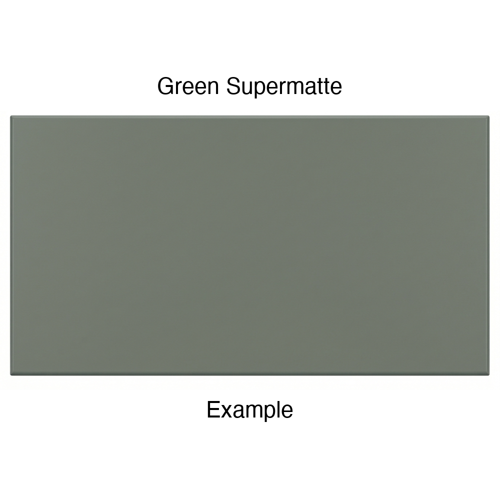 DRS131 Thermofoil Drawer Front (Shaker Style), Solid, in Green Supermatte