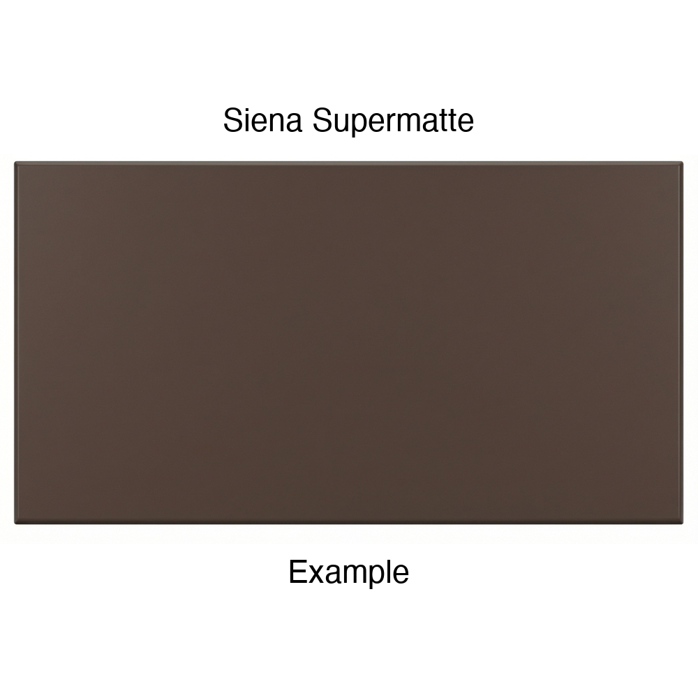 DSS218 Thermofoil Drawer Front (Shallow Shaker Style), Solid, in Siena Supermatte