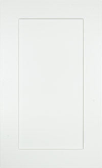 Shallow shaker style thermofoil cabinet door