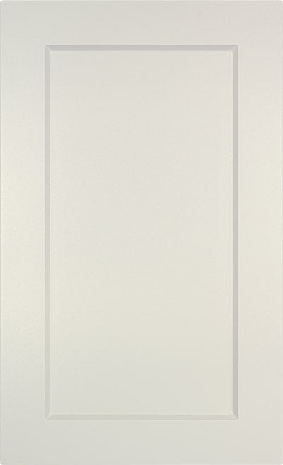 Vinyl wrapped mdf thermofoil cabinet door with shallow Artesian style recess