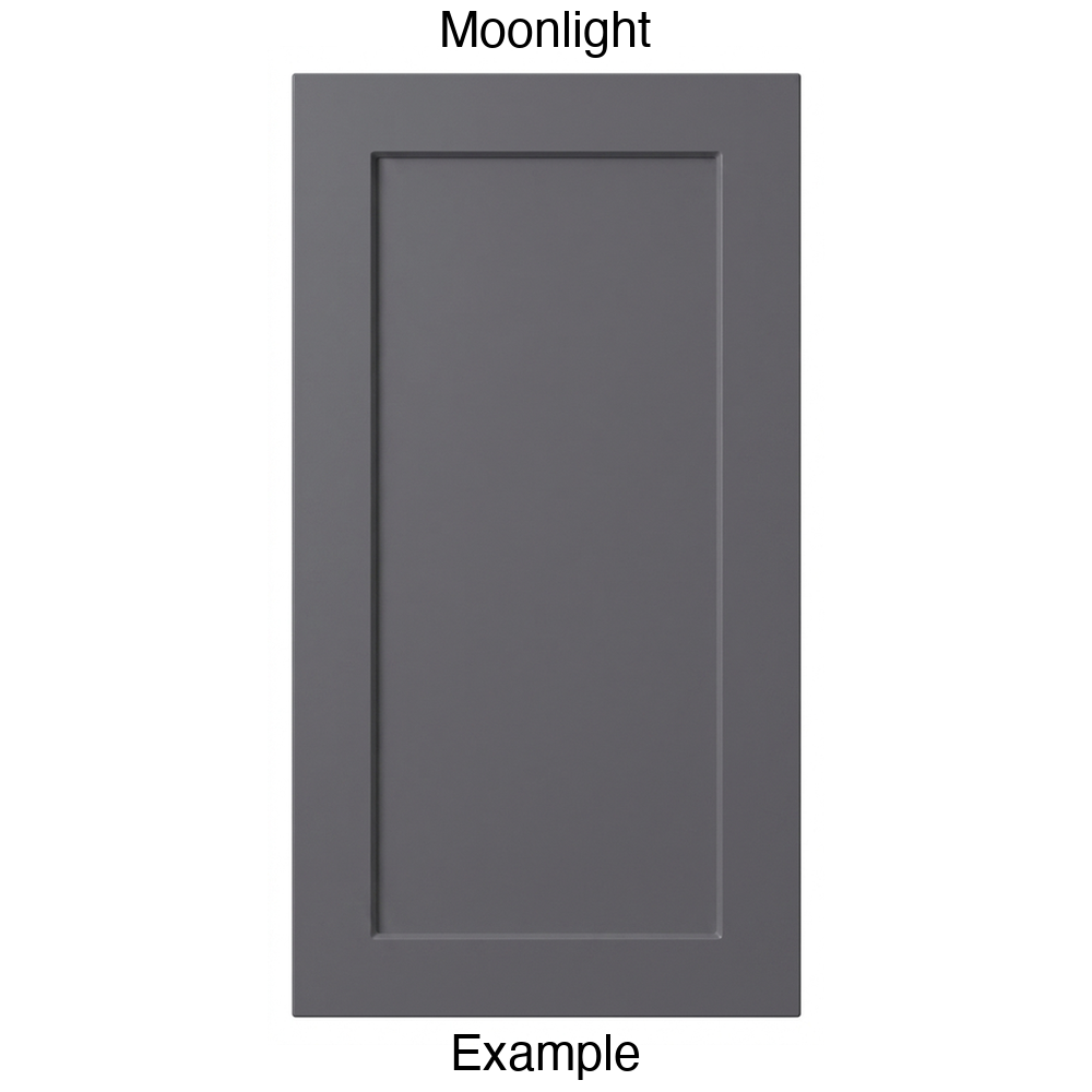 DT223 Recessed Panel Thermofoil Cabinet Door (Shallow Artesia Style) in Moonlight