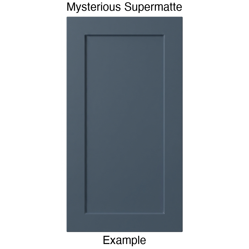 DT223 Recessed Panel Thermofoil Cabinet Door (Shallow Artesia Style) in Mysterious Supermatte