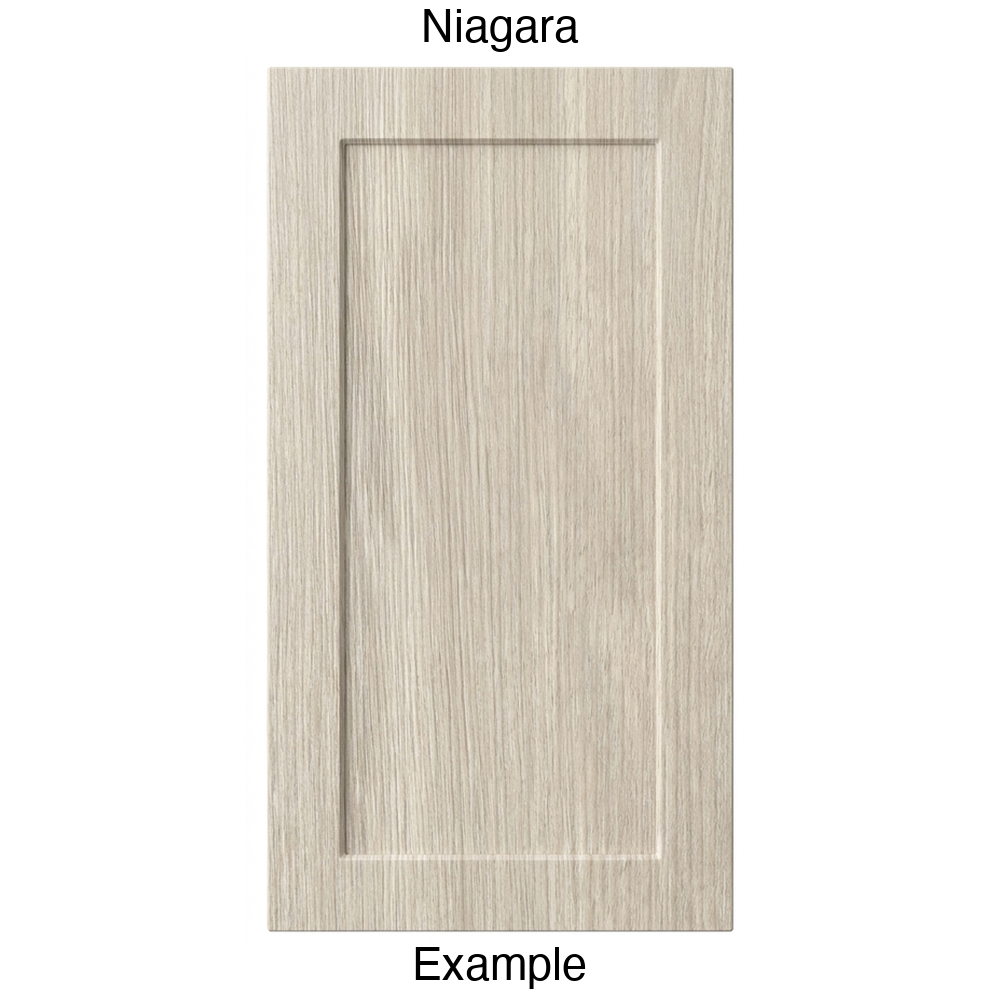 DT223 Recessed Panel Thermofoil Cabinet Door (Shallow Artesia Style) in Niagara