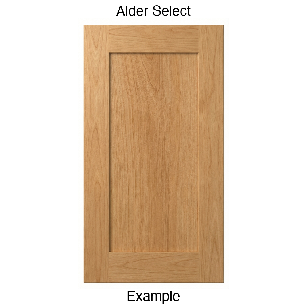 Durango Recessed Panel Cabinet Door in Alder Select