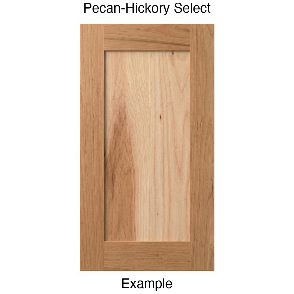 Durango Recessed Panel Cabinet Door in Pecan-Hickory Select