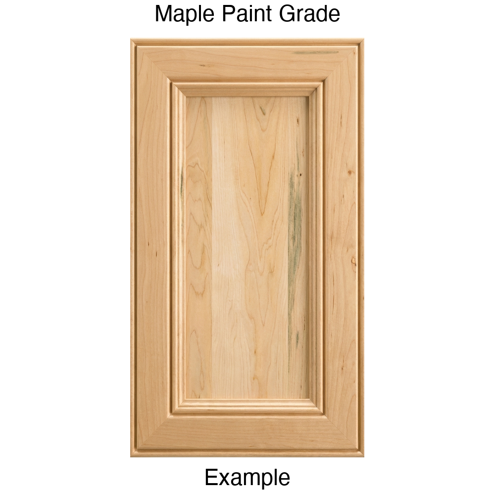 Eldridge Recessed Panel Cabinet Door in Maple Paint Grade