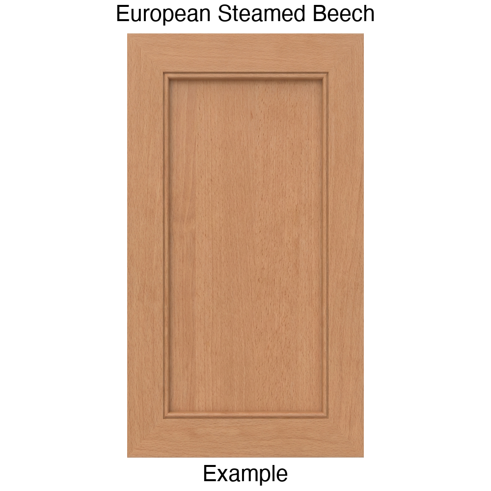 Estrella Recessed Panel Cabinet Door in European Steamed Beech