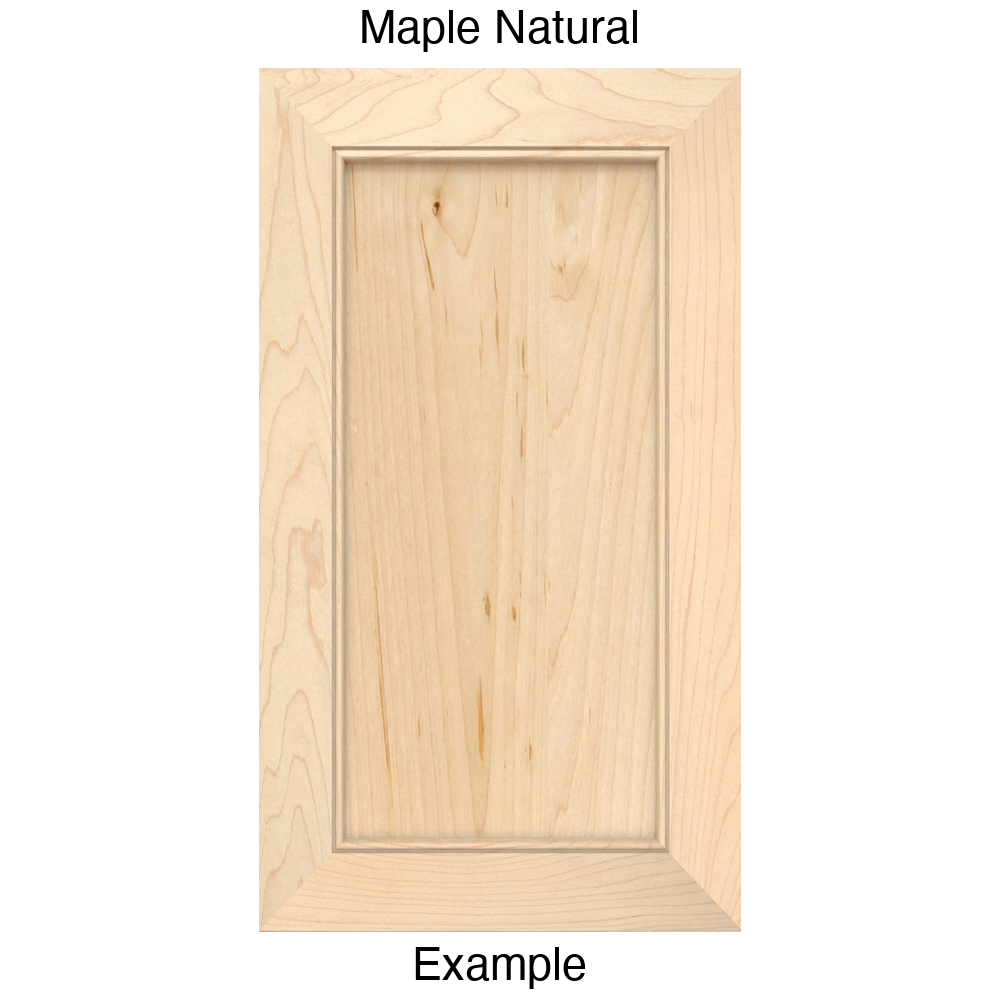 Estrella Recessed Panel Cabinet Door in Maple Natural