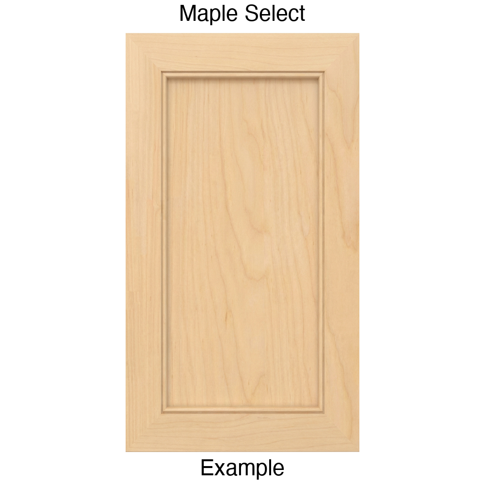 Estrella Recessed Panel Cabinet Door in Maple Select