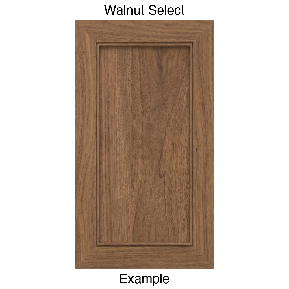 Estrella Recessed Panel Cabinet Door in Walnut Select