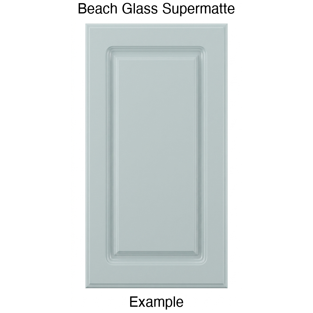 FC712 Raised Panel Thermofoil Cabinet Door in Beach Glass Supermatte