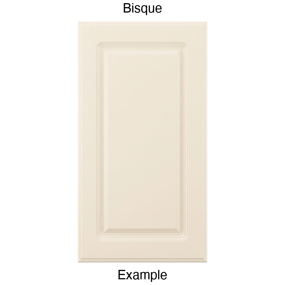 FC712 Raised Panel Thermofoil Cabinet Door in Bisque