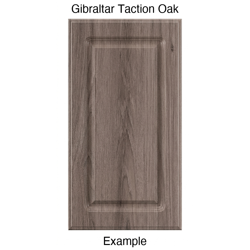 FC712 Raised Panel Thermofoil Cabinet Door in Gibraltar Taction Oak