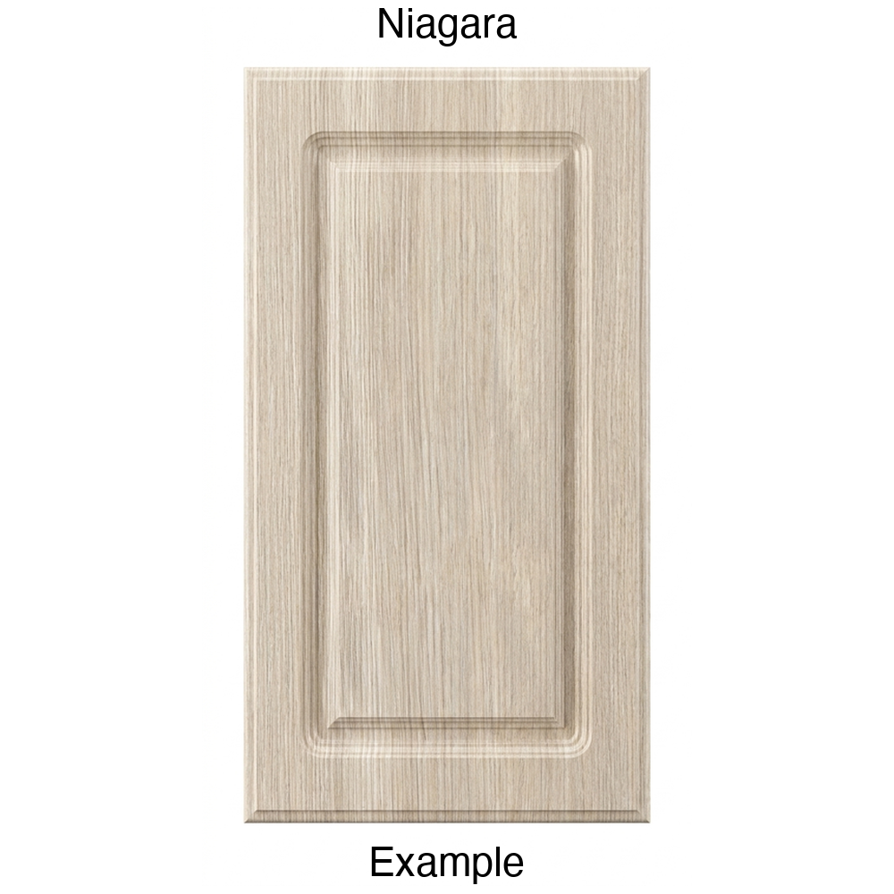 FC712 Raised Panel Thermofoil Cabinet Door in Niagara