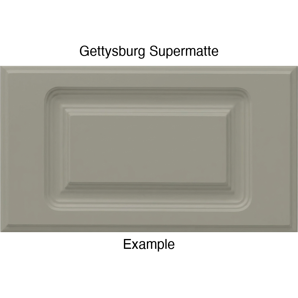 FC714 Thermofoil Drawer Front, Routed, in Gettysburg Supermatte