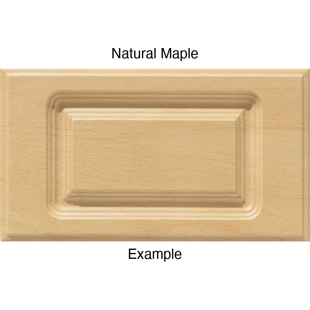 FC714 Thermofoil Drawer Front, Routed, in Natural Maple