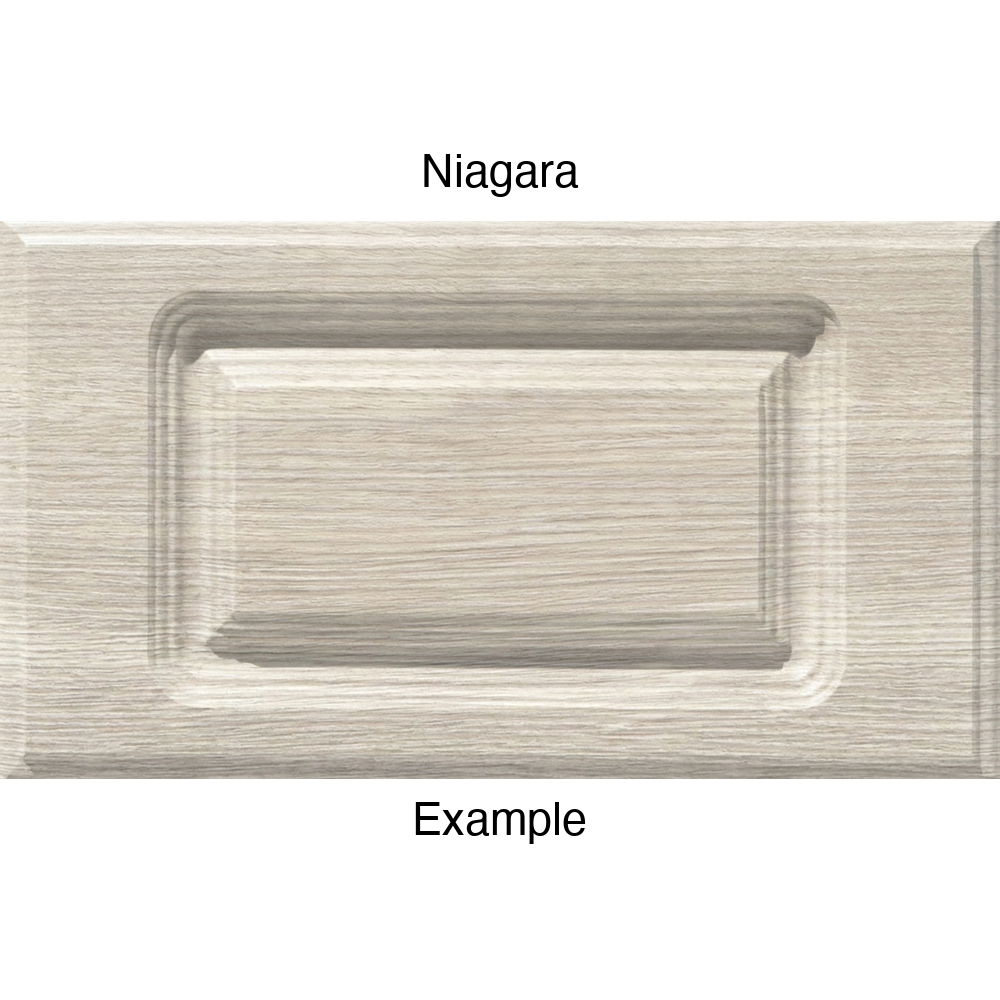 FC714 Thermofoil Drawer Front, Routed, in Niagara