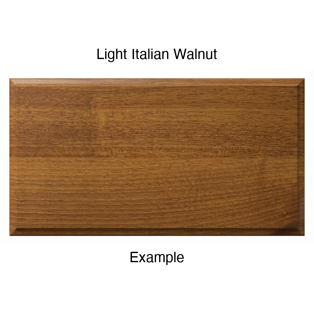 FC714 Thermofoil Drawer Front, Solid, in Light Italian Walnut
