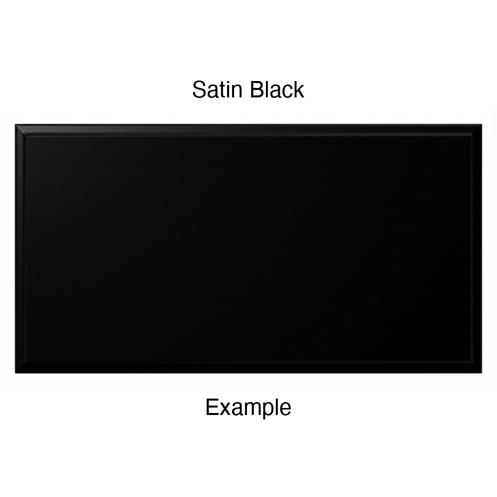 FC714 Thermofoil Drawer Front, Solid, in Satin Black