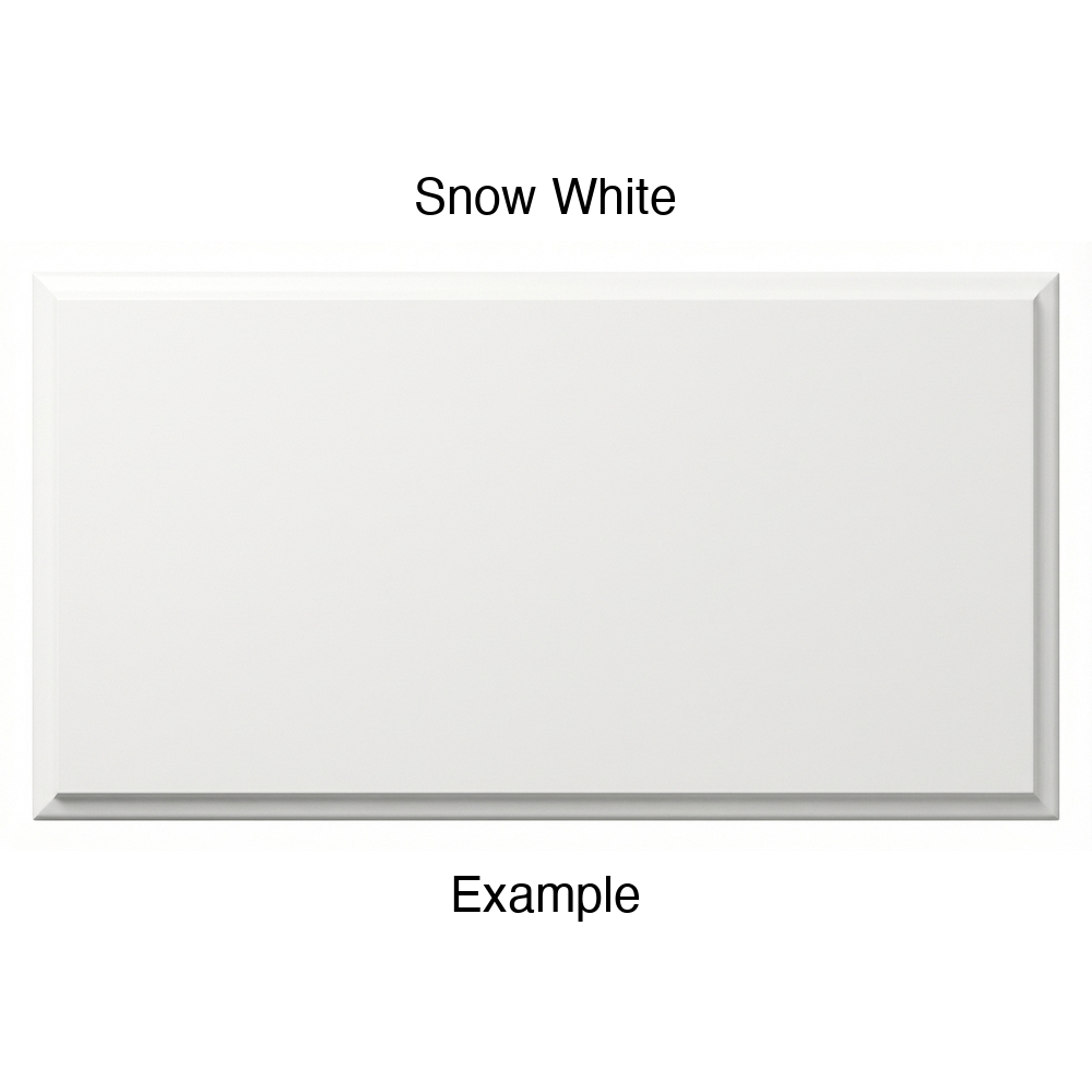 FC714 Thermofoil Drawer Front, Solid, in Snow White