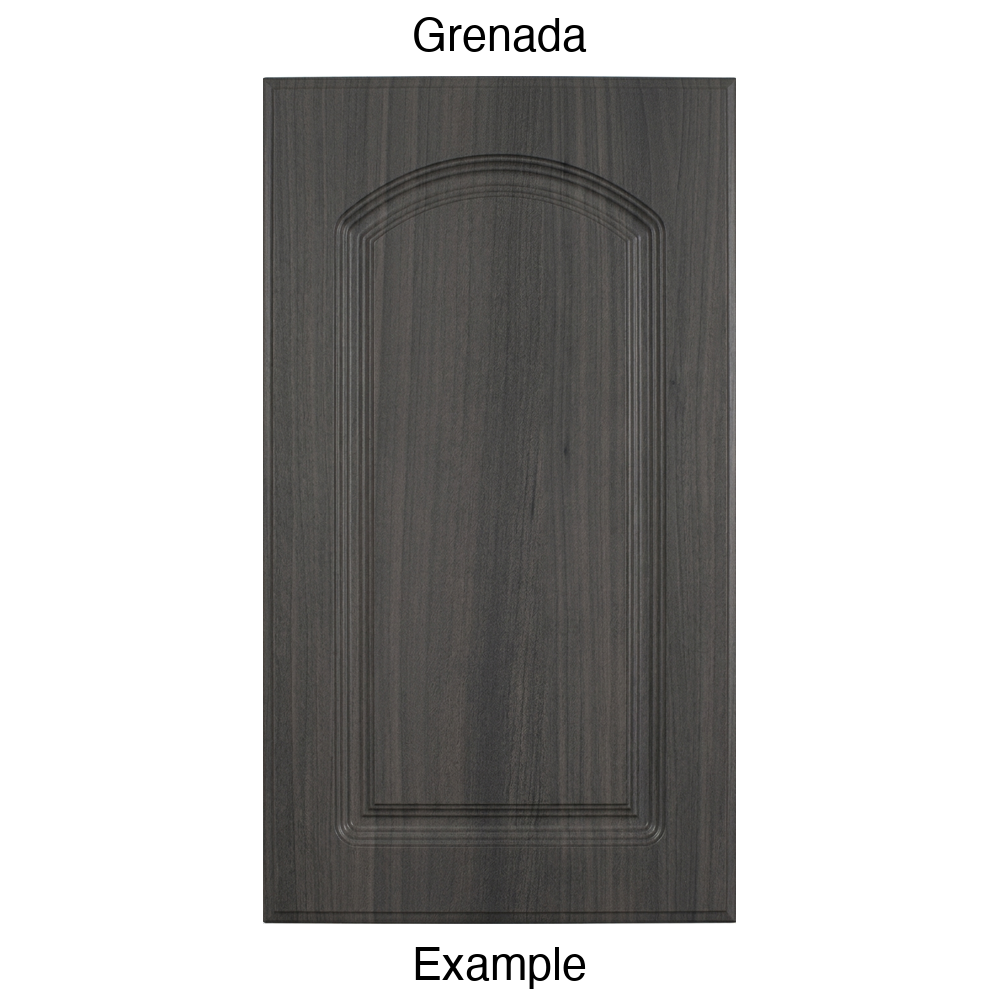 FC716 Arched Raised Panel Thermofoil Cabinet Door in Grenada