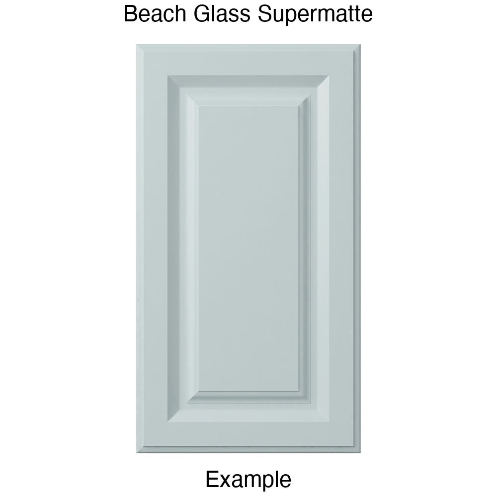 FR556 Raised Panel Thermofoil Cabinet Door in Beach Glass Supermatte