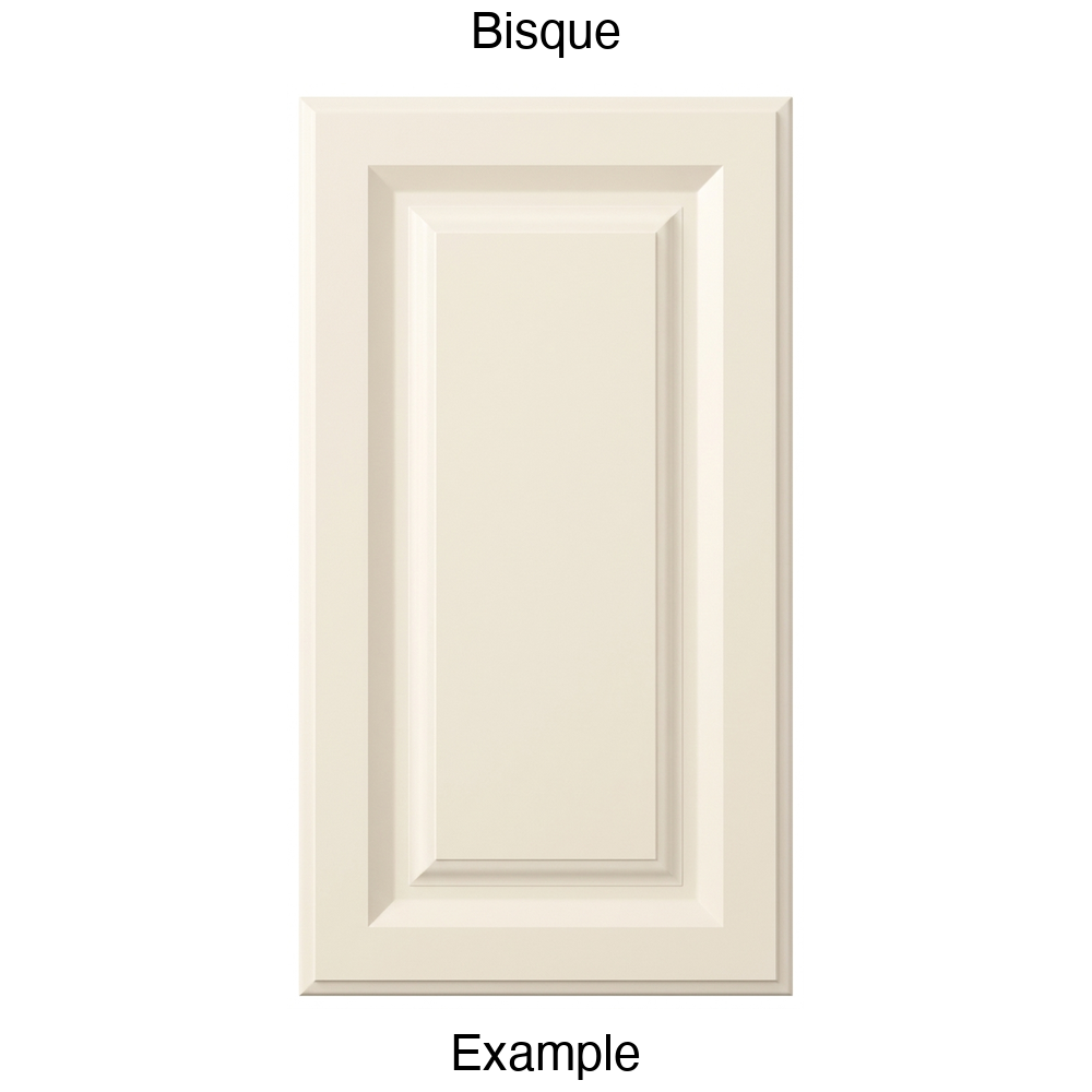 FR556 Raised Panel Thermofoil Cabinet Door in Bisque