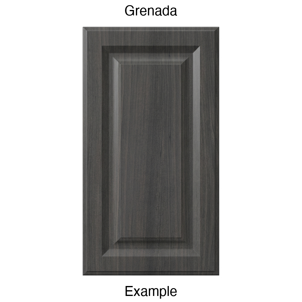 FR556 Raised Panel Thermofoil Cabinet Door in Grenada