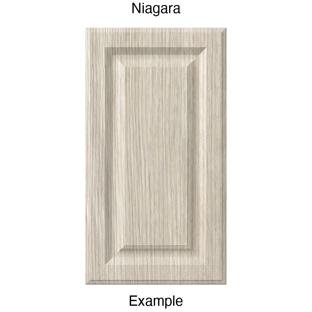 FR556 Raised Panel Thermofoil Cabinet Door in Niagara