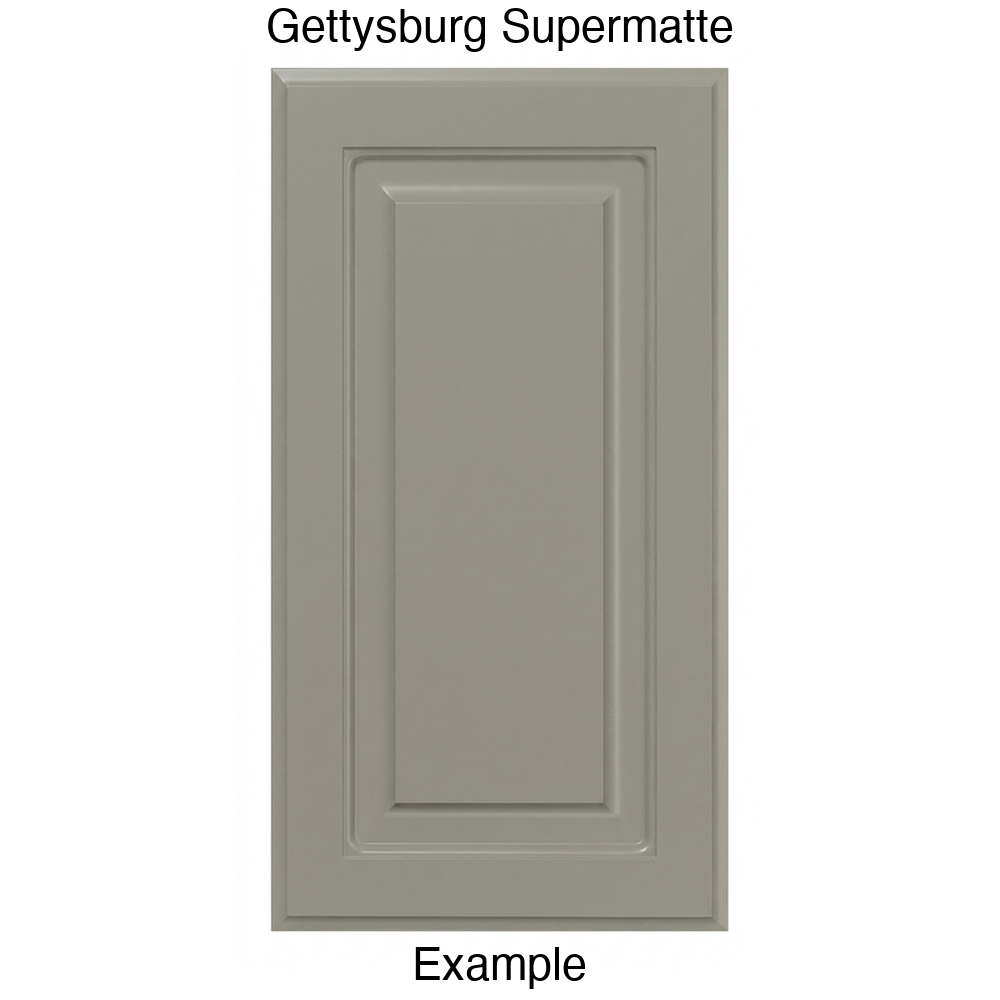 FS742 Raised Panel Thermofoil Cabinet Door in Gettysburg Supermatte
