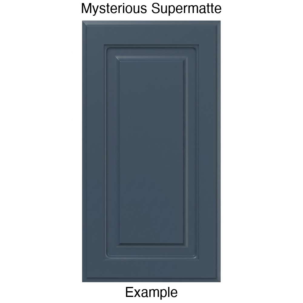 FS742 Raised Panel Thermofoil Cabinet Door in Mysterious Supermatte
