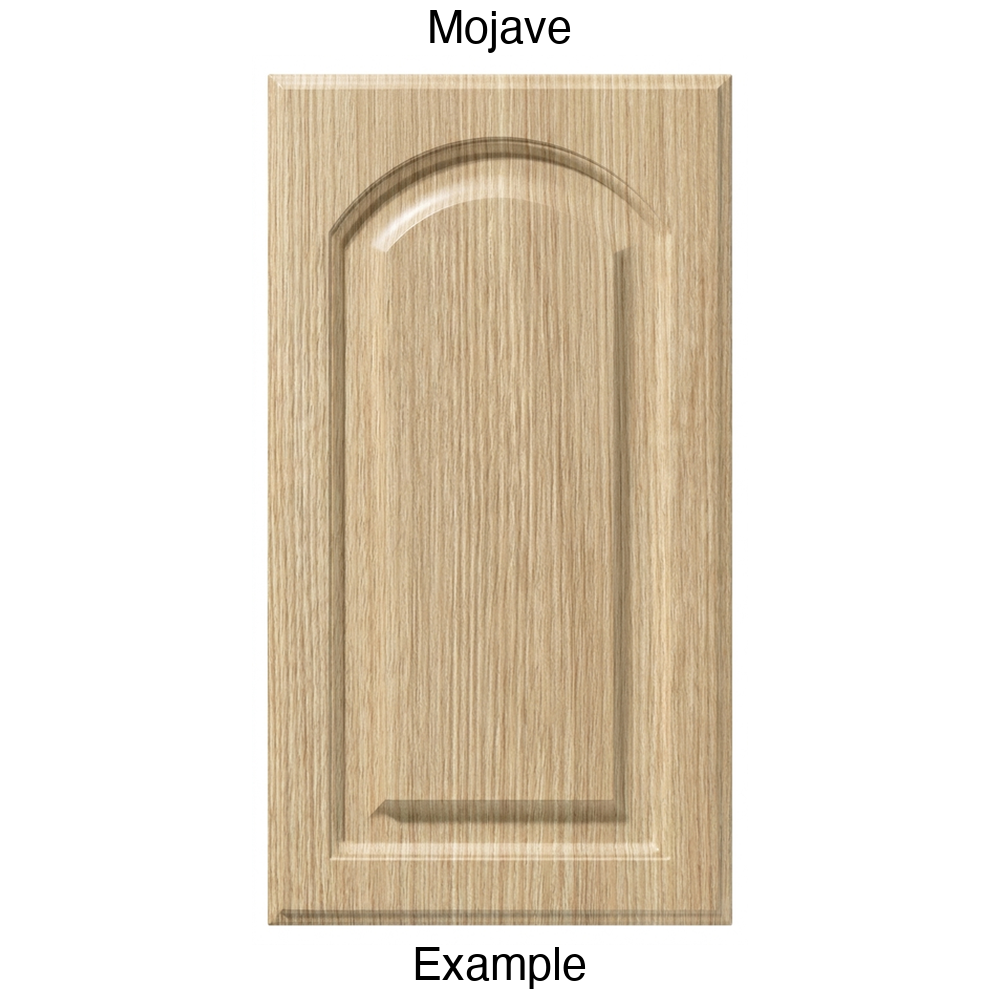 FS746 Arched Raised Panel Thermofoil Cabinet Door in Mojave
