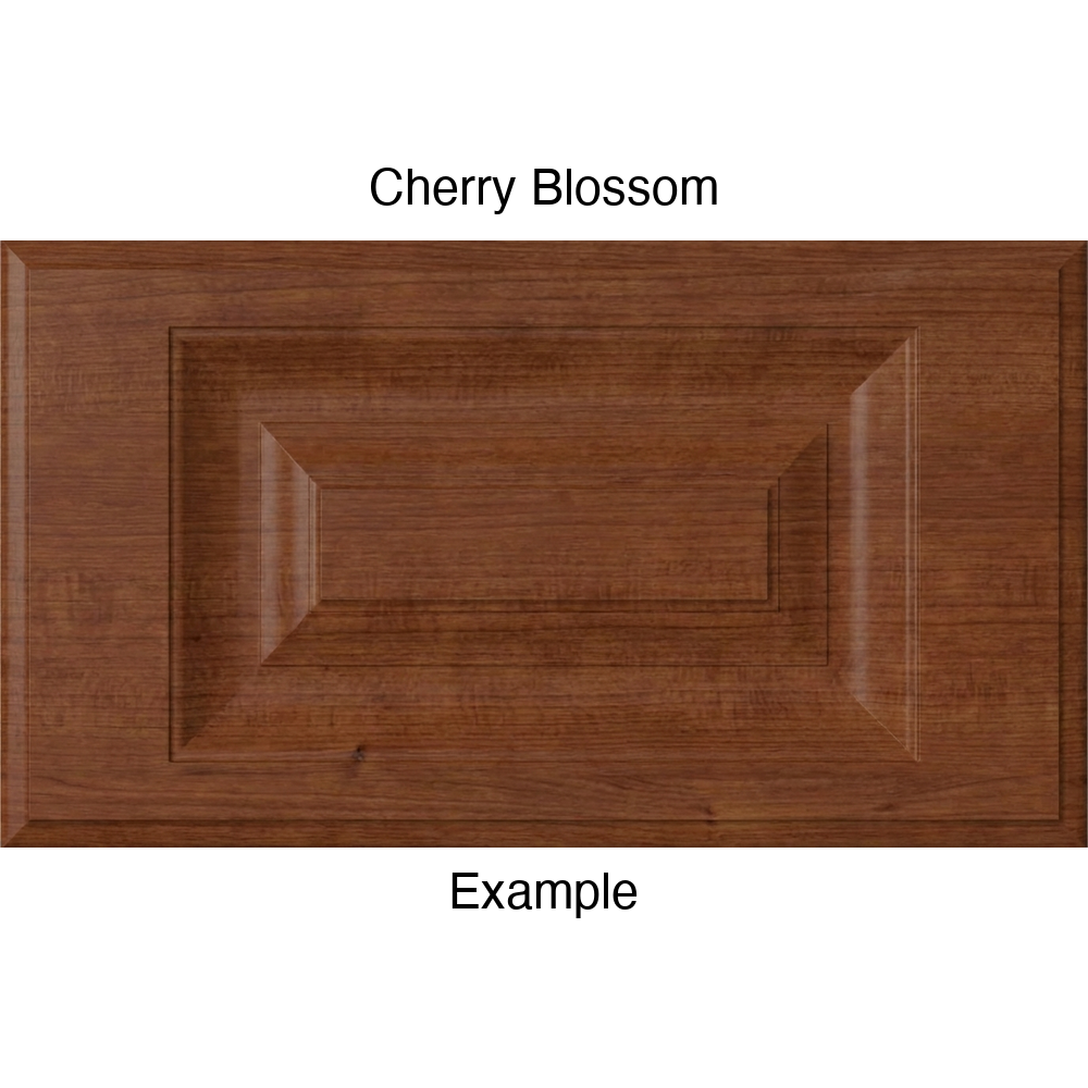 FS842 Thermofoil Drawer Front, Routed, in Cherry Blossom