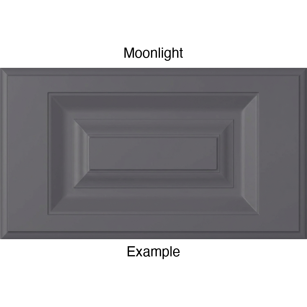 FS842 Thermofoil Drawer Front, Routed, in Moonlight