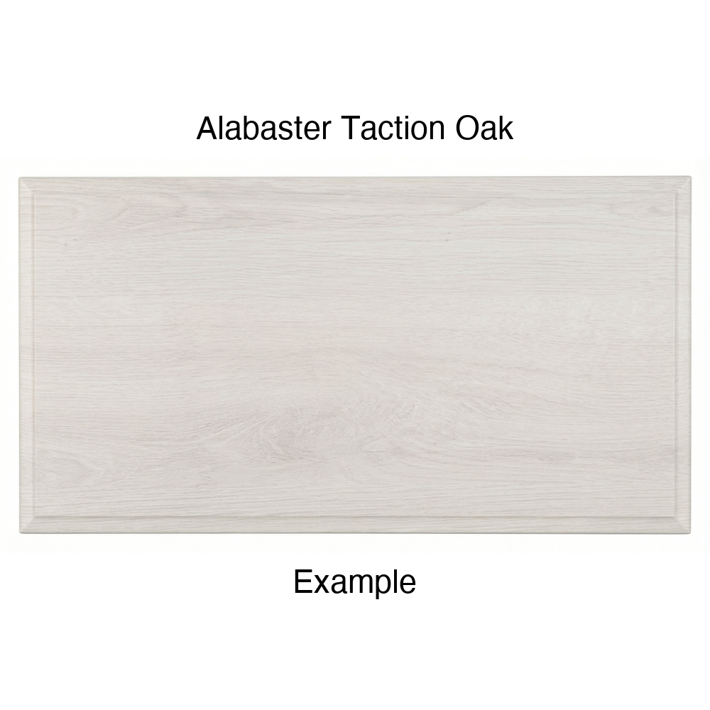 FS842 Thermofoil Drawer Front, Solid, in Alabaster Taction Oak