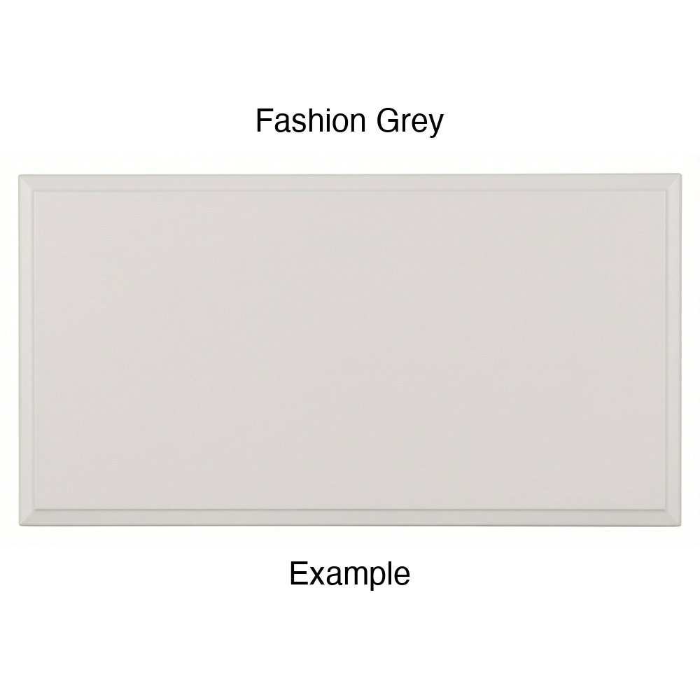 FS842 Thermofoil Drawer Front, Solid, in Fashion Grey