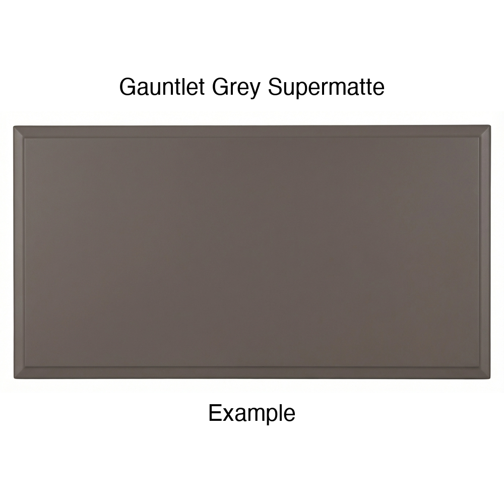 FS842 Thermofoil Drawer Front, Solid, in Gauntlet Grey Supermatte