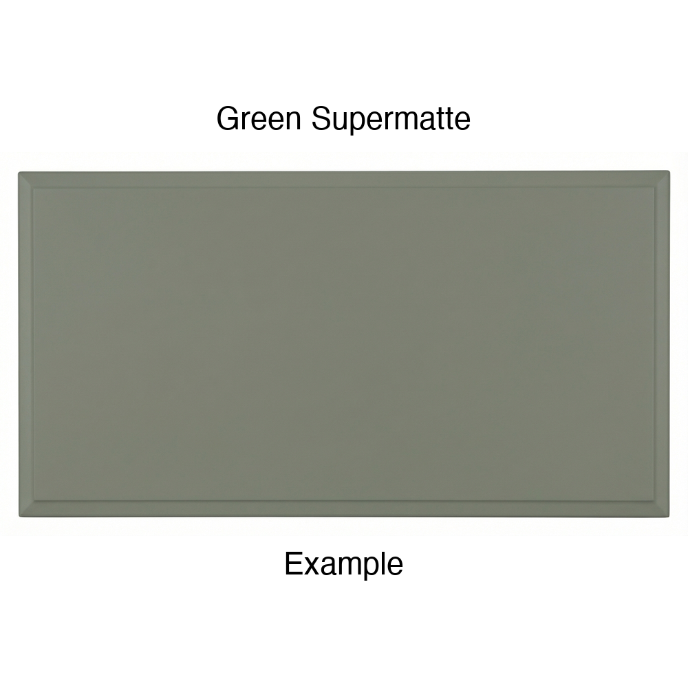 FS842 Thermofoil Drawer Front, Solid, in Green Supermatte