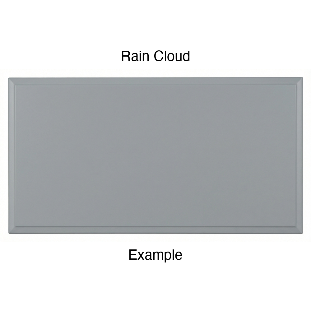 FS842 Thermofoil Drawer Front, Solid, in Rain Cloud