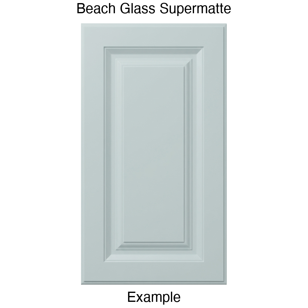 FS842 Raised Panel Thermofoil Cabinet Door in Beach Glass Supermatte