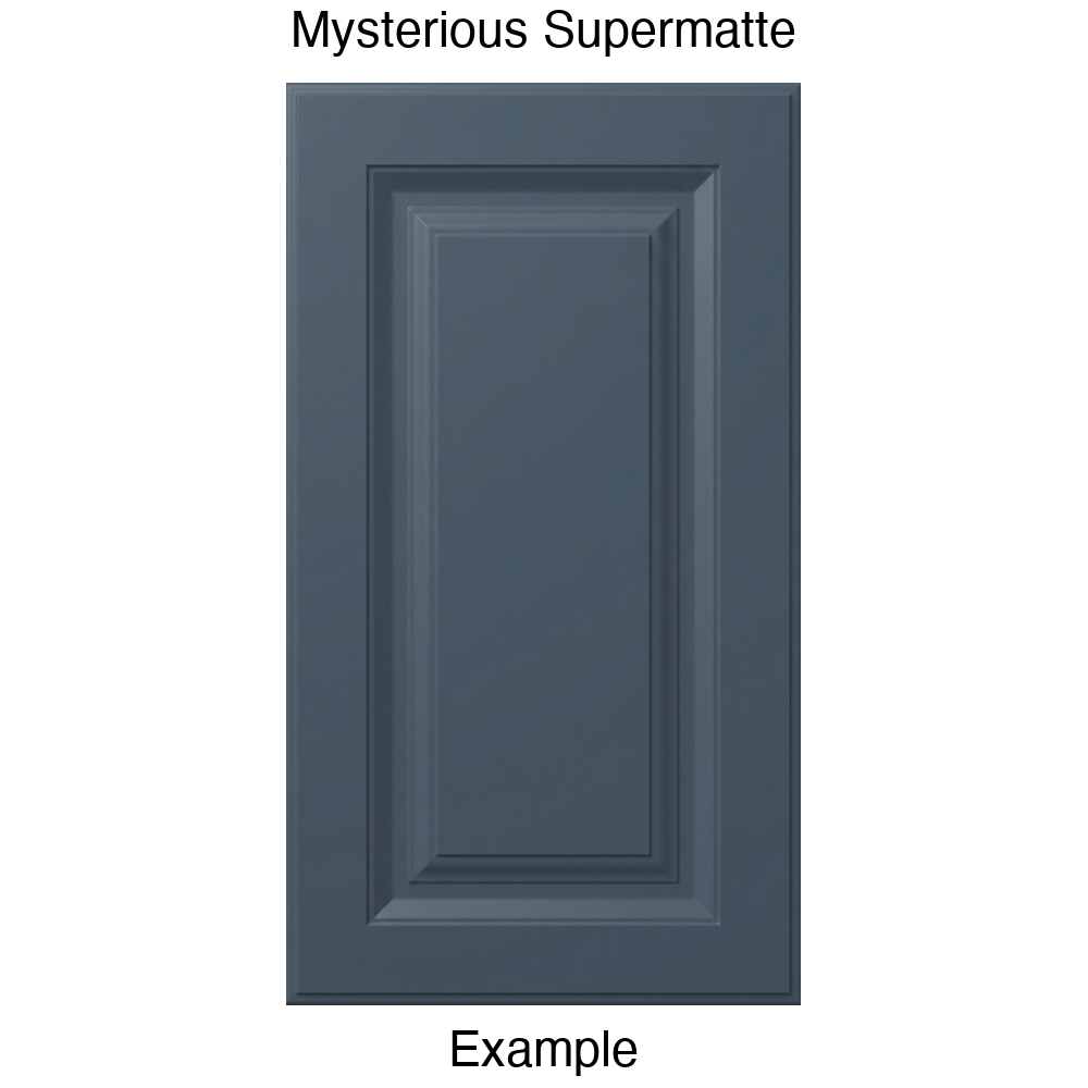 FS842 Raised Panel Thermofoil Cabinet Door in Mysterious Supermatte