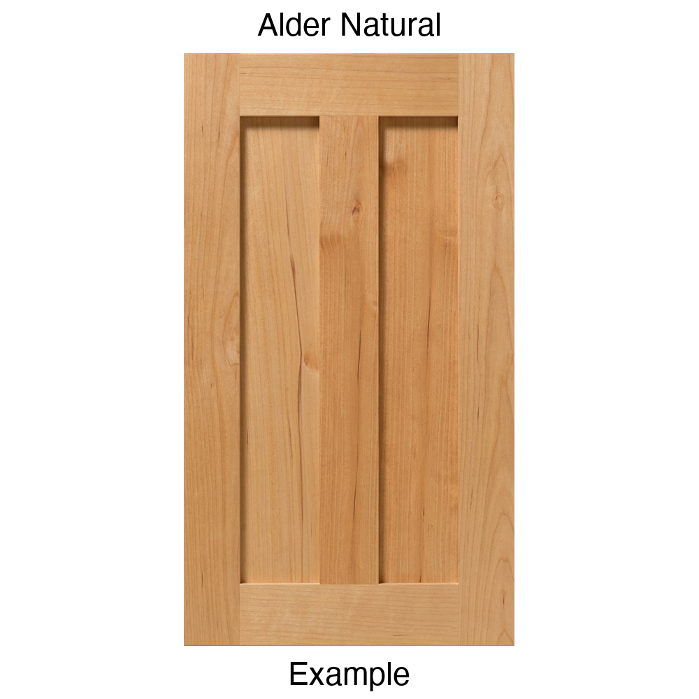 Flagstaff Recessed Panel Cabinet Door in Alder Natural