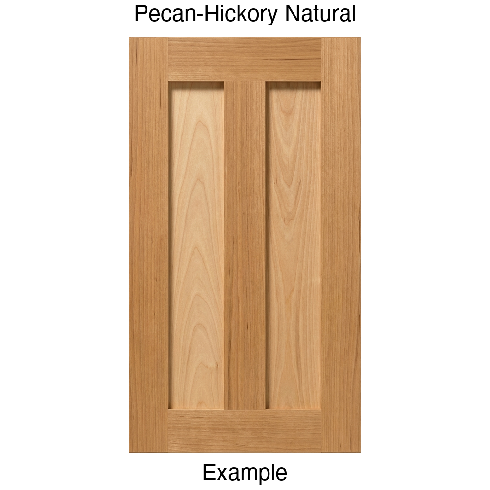 Flagstaff Recessed Panel Cabinet Door in Pecan-Hickory Natural