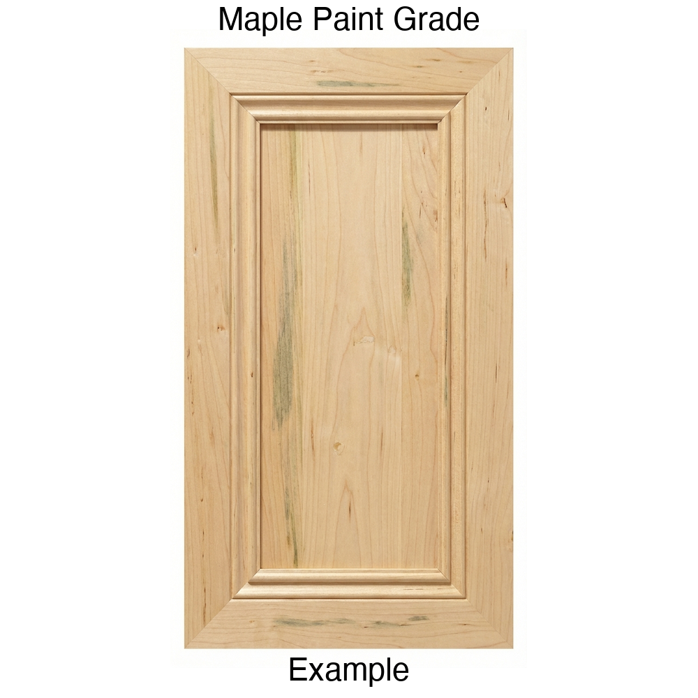 Frontier Recessed Panel Cabinet Door in Maple Paint Grade