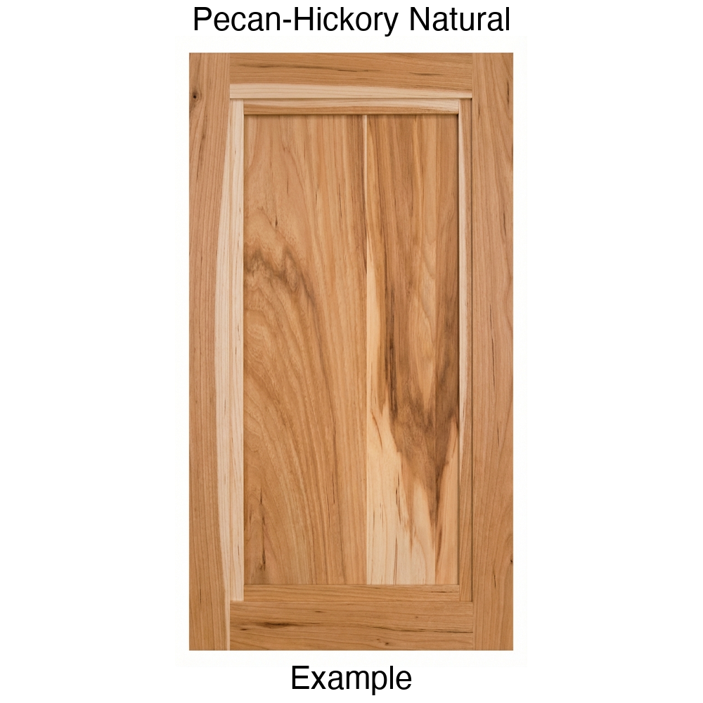 Graham Recessed Panel Cabinet Door in Pecan-Hickory Natural