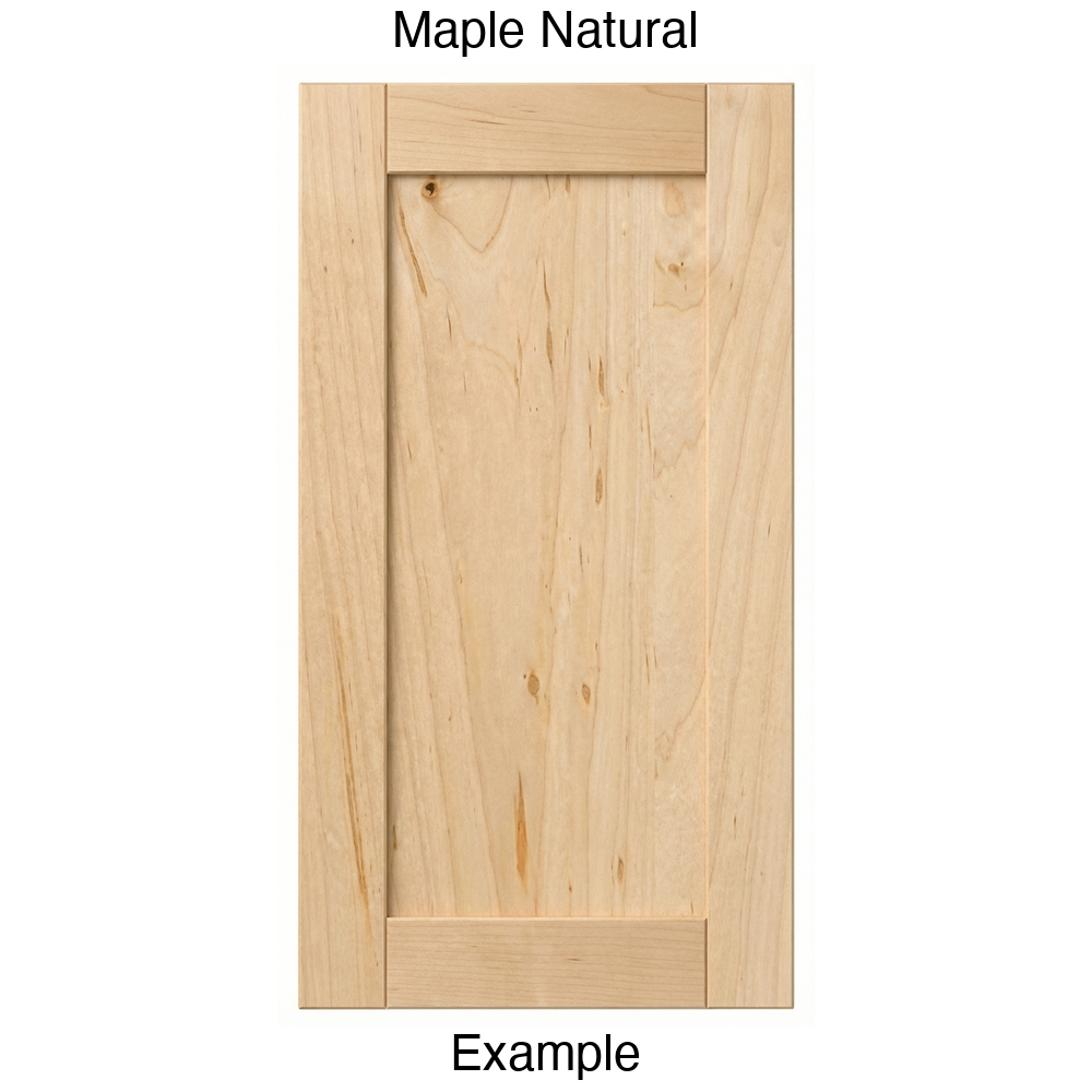Indiana Recessed Panel Cabinet Door in Maple Natural